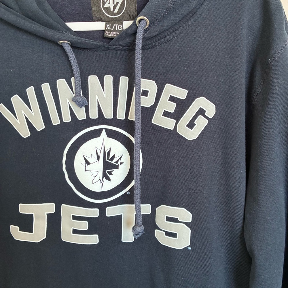 Winnipeg Jets - Navy Blue Hoodie - XL (Unisex) - Picture 5 of 9